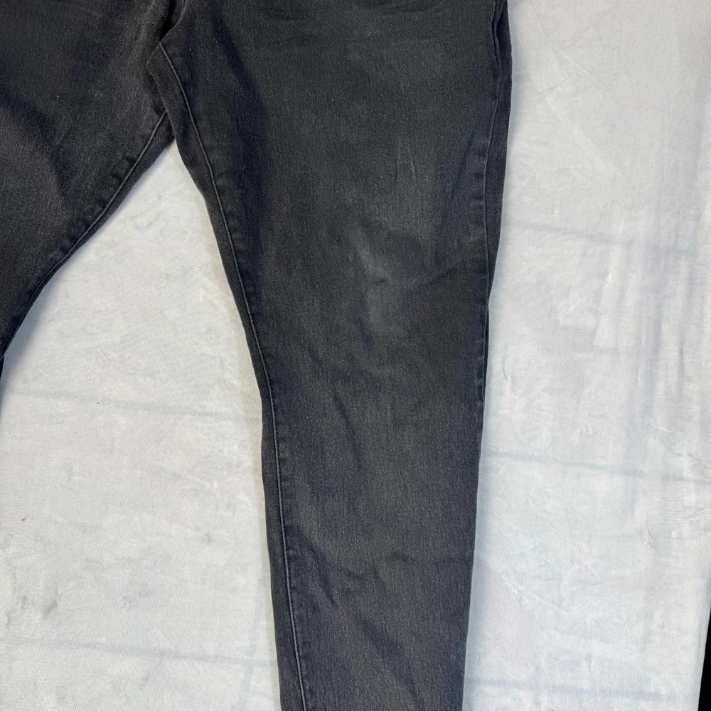 G-Fried Mens Dark Wash Black Stretch Denim Slim Fit Straight Jeans Size 38x32